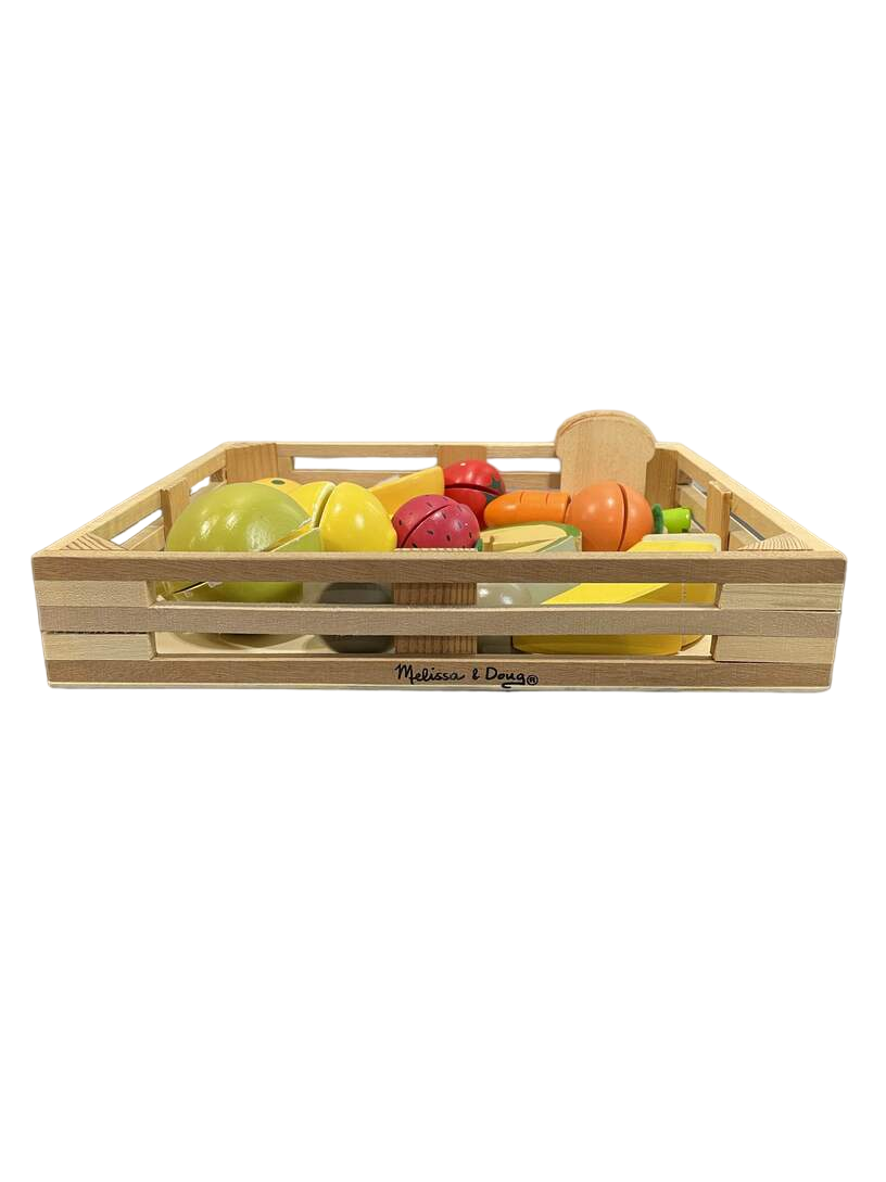  Melissa & Doug Cutting Food, Wooden Play Food