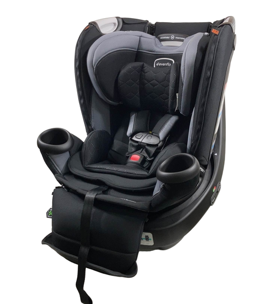  Evenflo Revolve 360 Extend Rotational Convertible Car Seat, 2023, Revere Gray