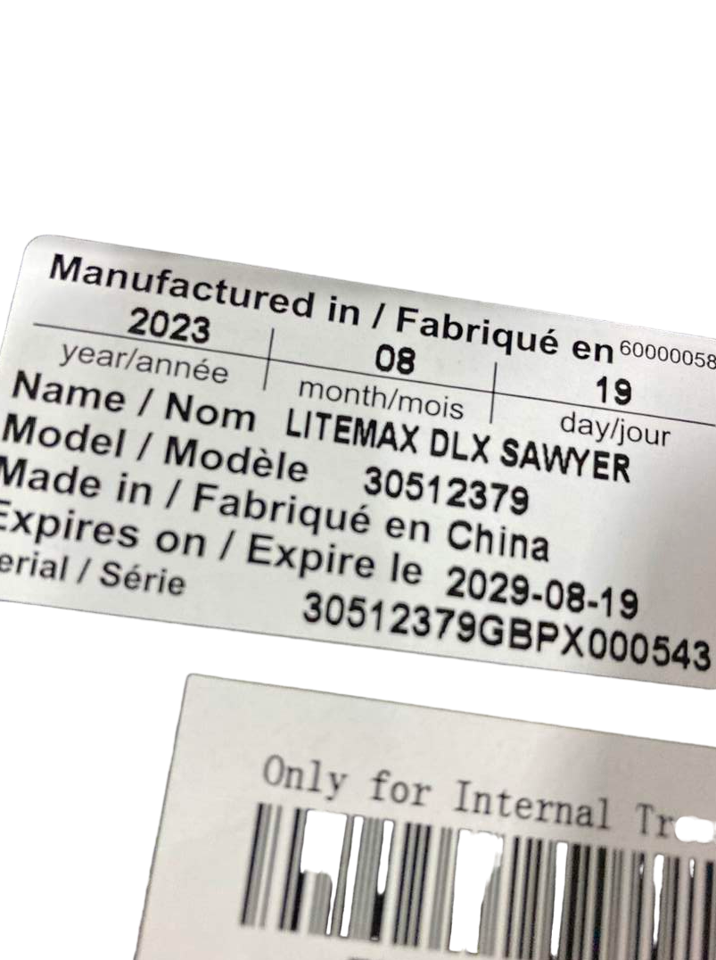  Evenflo LiteMax DLX Infant Car Seat With SafeZone Load Leg Base, Sawyer, 2023